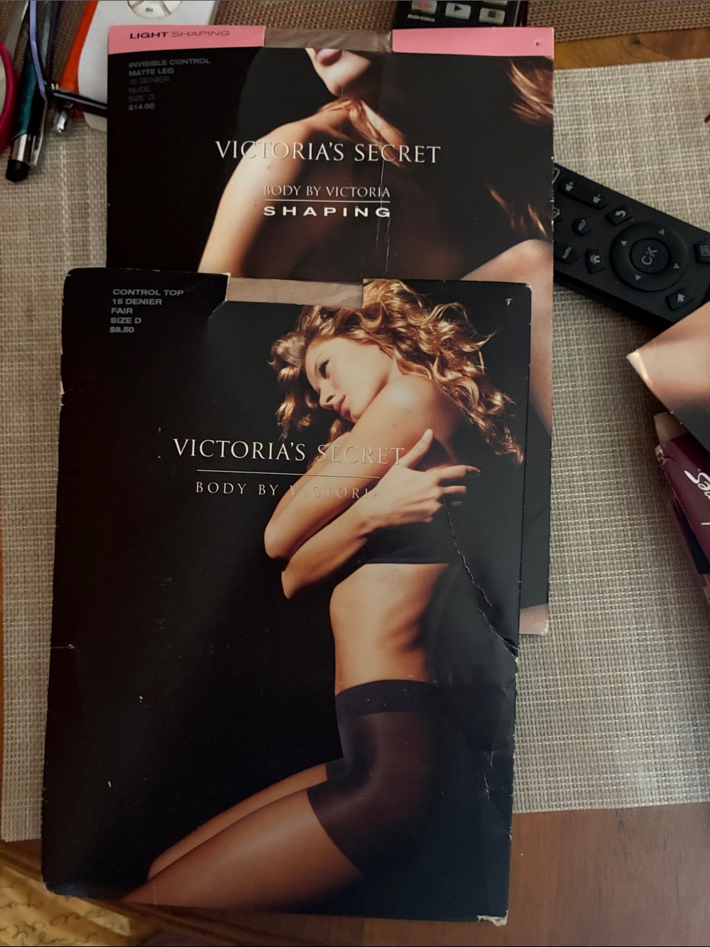 Victoria's Secret  nude Body by Victoria Sheer Shaping Pantyhose size D